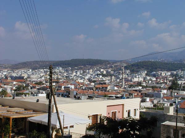 Blick von der Festung über Rethimno