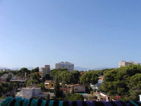 Ausblick vom Hotelbalkon - - S'Arenal