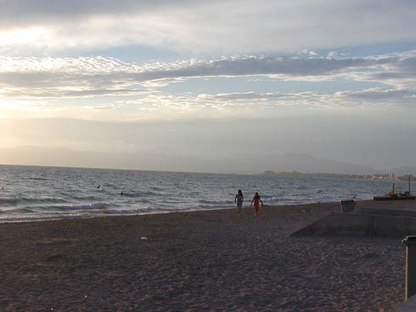 Der Strand und das Meer in den Abendstunden - S'Arenal