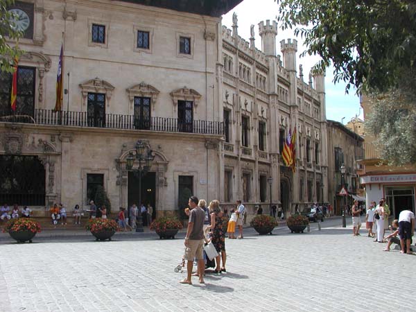 Die Innenstadt von Palma mit seinen malerischen Gassen