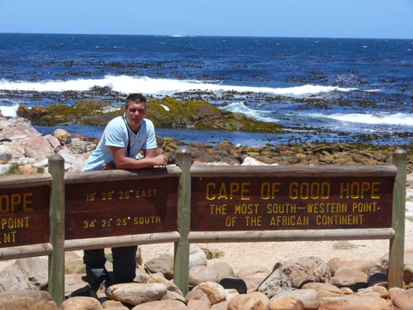 Ziel erreicht - Das "Cape of good hope"