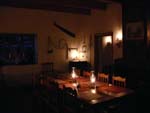 Beleuchtung mit Peroliumlampen - Drifters Karoo Inn
